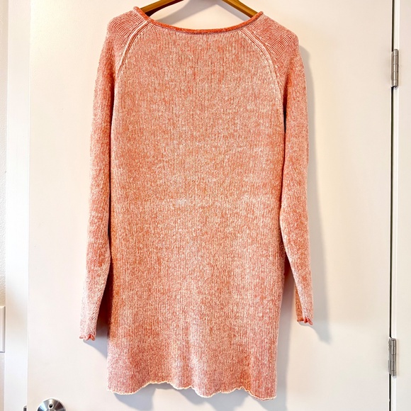 FREE PEOPLE Orange Long Sweater Dress - Picture 2 of 5